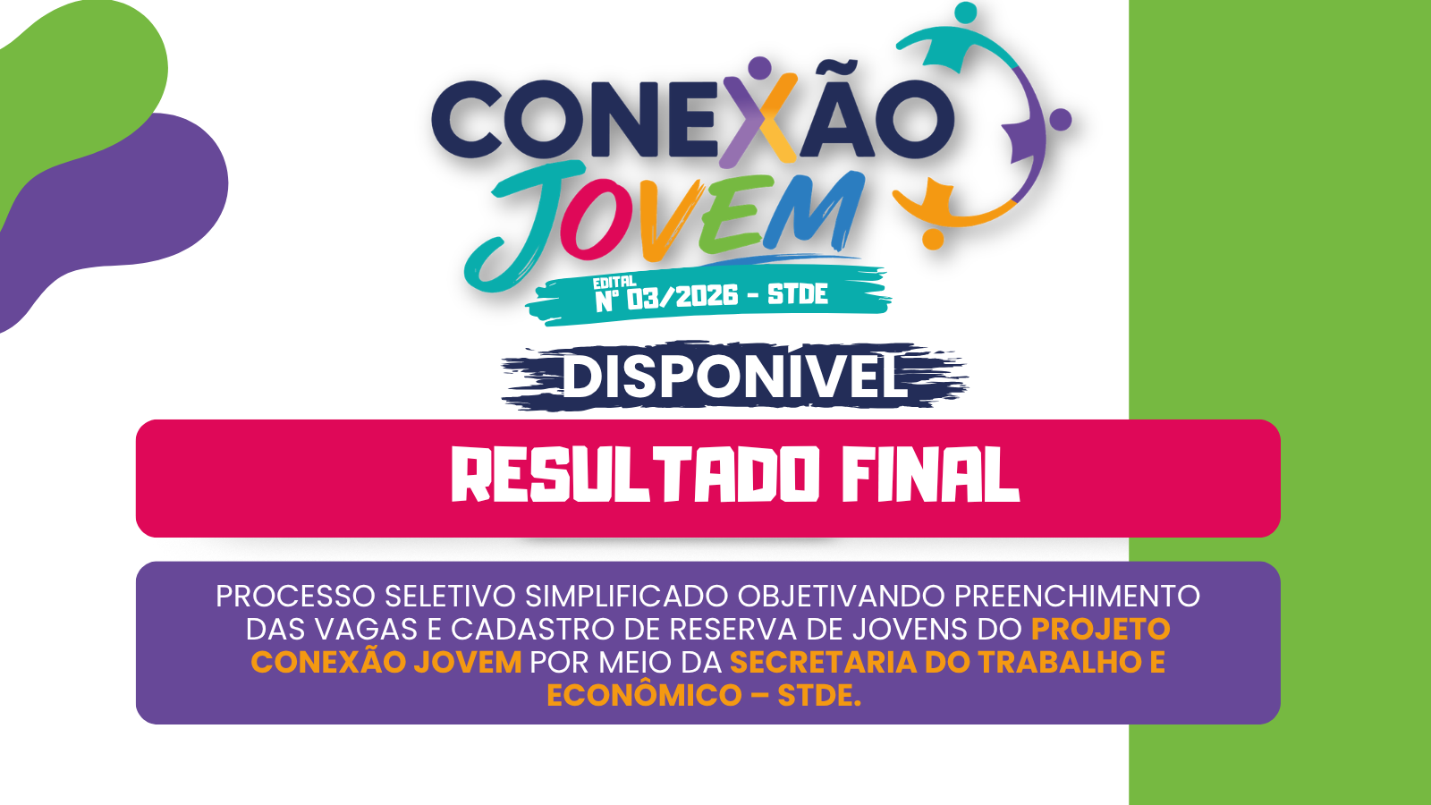 Prefeitura de Sobral divulga resultado final do programa Conexão Jovem