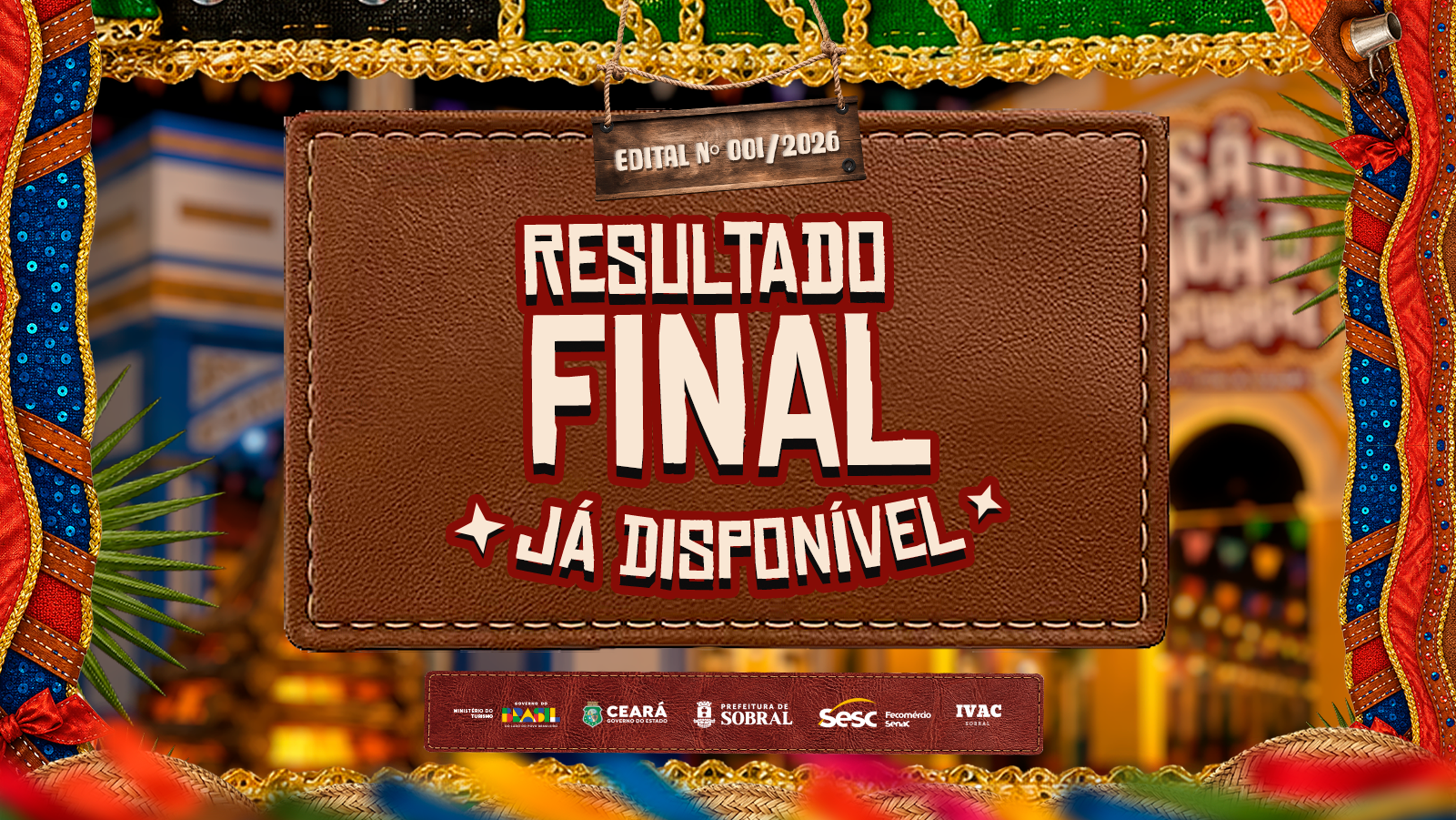 Prefeitura de Sobral divulga resultado final do Edital nº 001/2026-STDE e con...