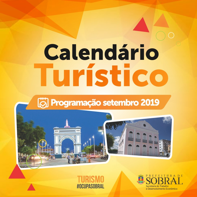 CALENDÁRIO DE EVENTOS DE SETEMBRO