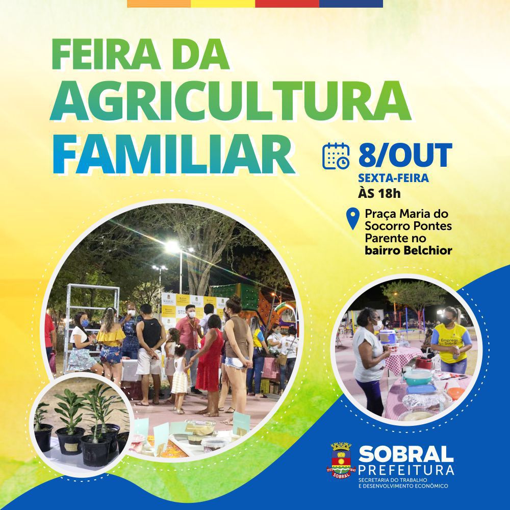 Feira da Agricultura Familiar acontece até sábado (09), na Lagoa