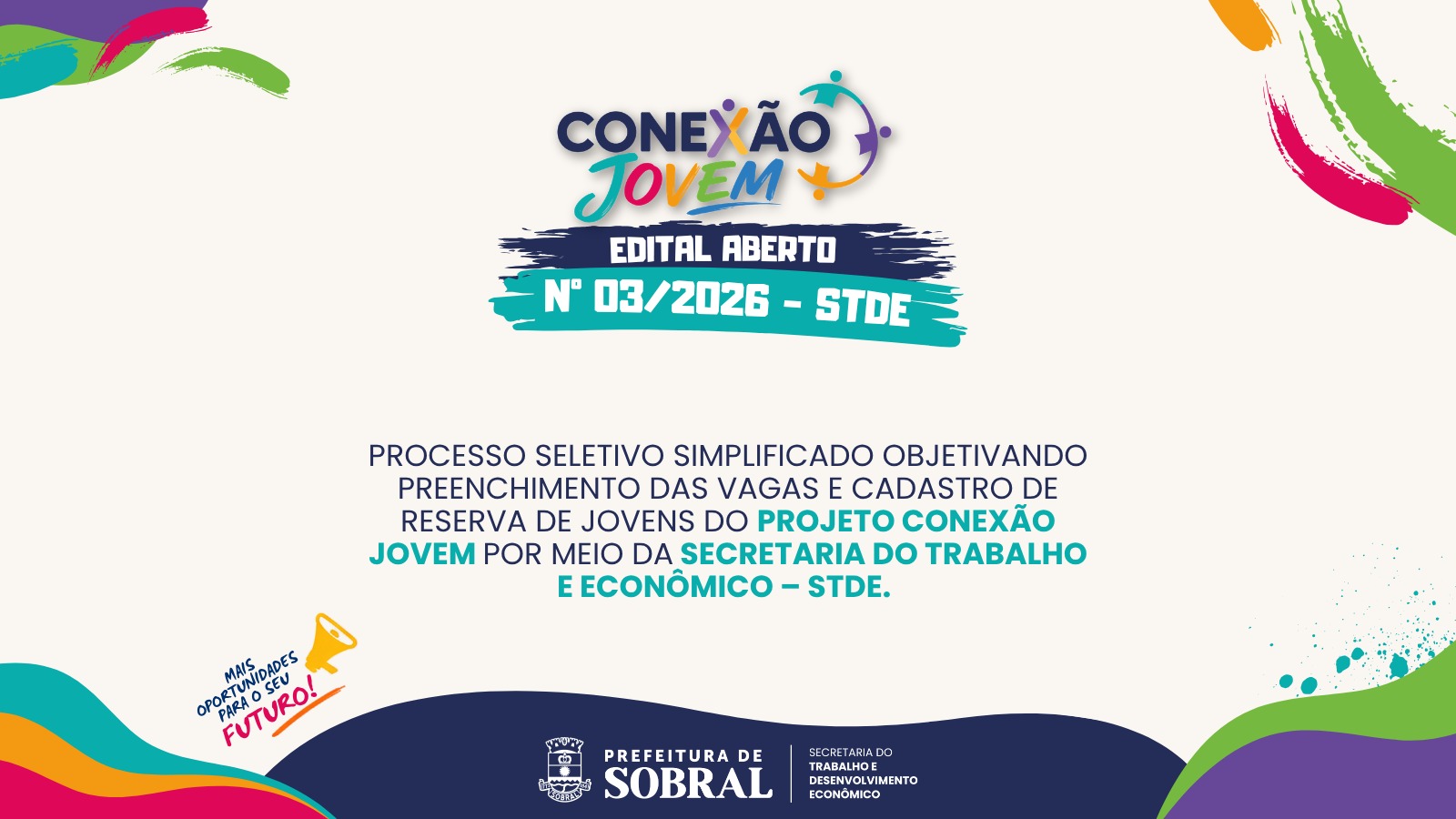 Conexão Jovem abre 80 vagas para cursos de qualificação profissional em Sobral